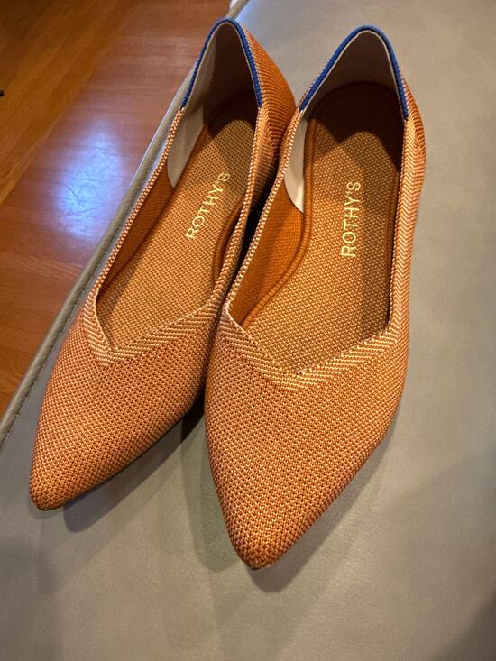 Rothy's Shoes - Rothy's The Point Women's Flats Fawn Sustainable Washable Shoes W7.5